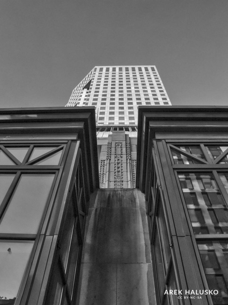 Building looking up
