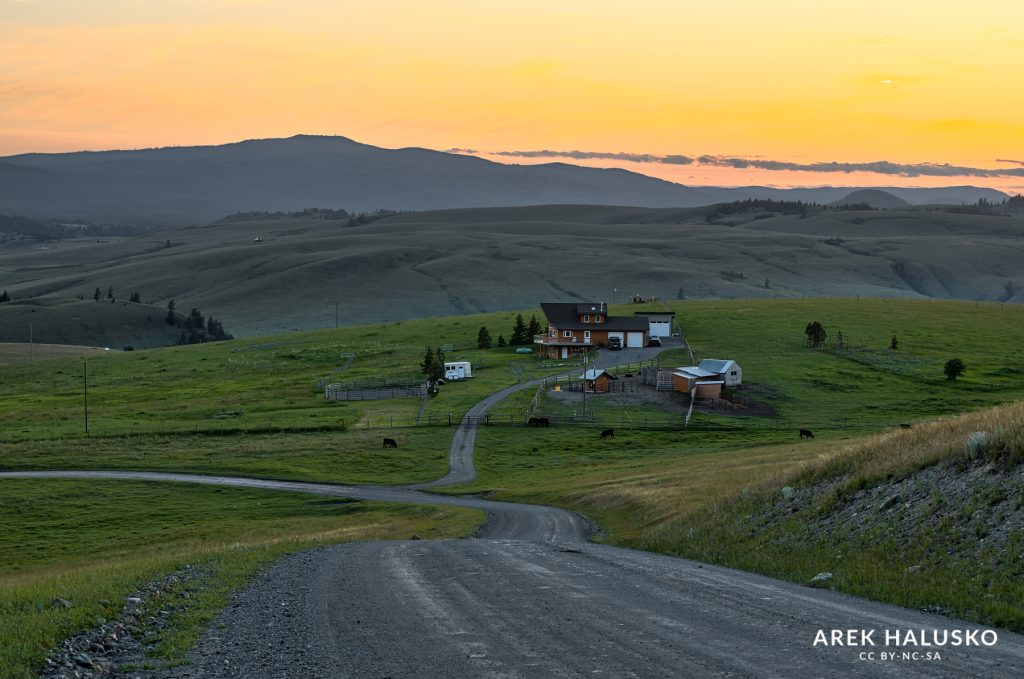 Kamloops BC Rose Hill sunset