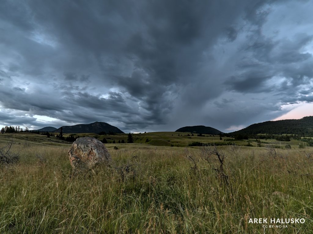 Kamloops BC Mount Lolo road sunset