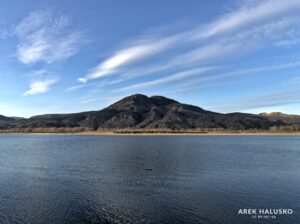 Kamloops BC Thompson River shore.